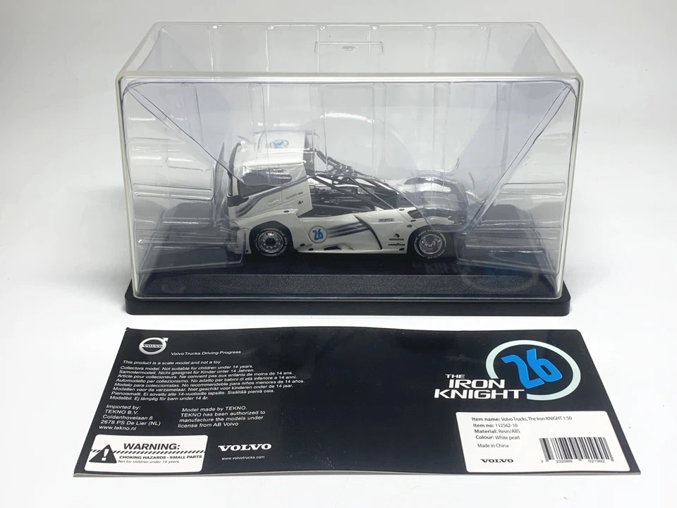 TEKNO 1/50 High Quality Resin VOLVO The Iron KNIGHT #26 Truck Racing Model Car - Image 3 of 4