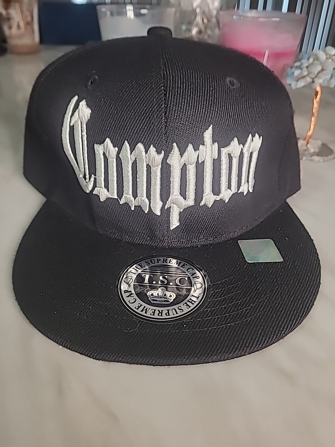 Compton NWA Snapback Black Adjustable Baseball Cap - image 5