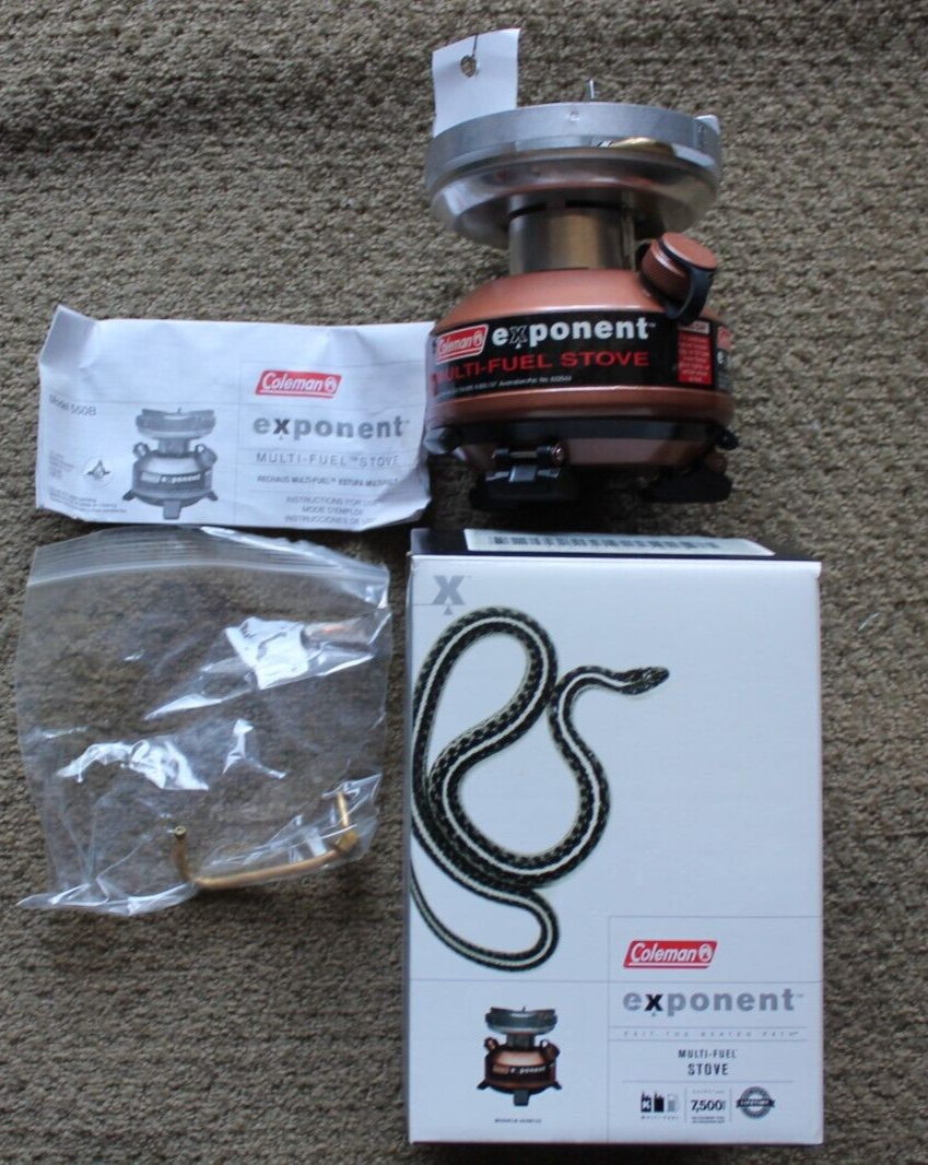 New Coleman Exponent Multi Fuel Stove MOD. 550B725 New in Box