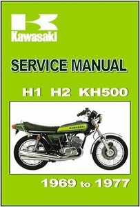 KAWASAKI Workshop Manual H1 H2 KH500 1969 1970 1971 1972 1973 1974 1975