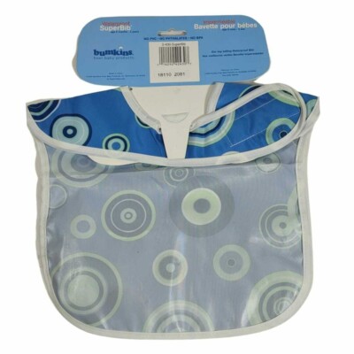 Bumkins Wasserdichtes SuperBib, Blau Fizz (6-24 Monate)
