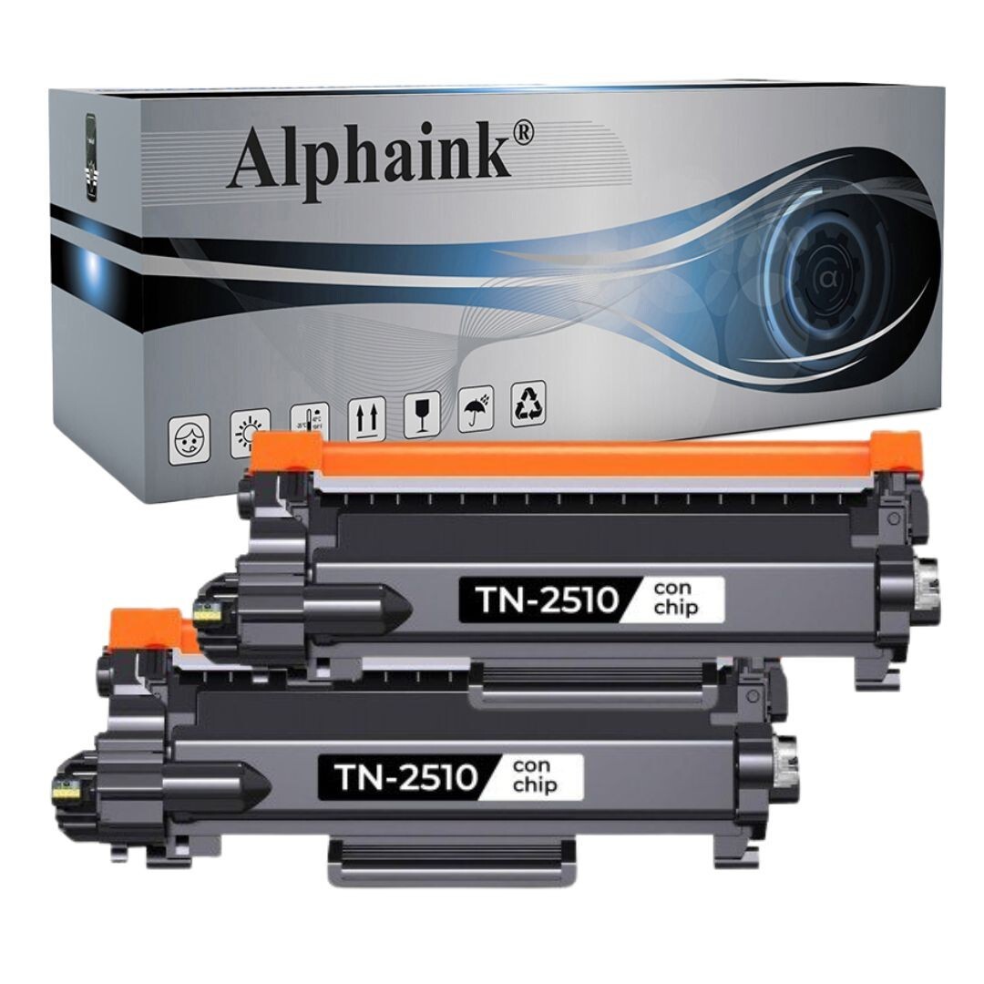 2 TONER COMPATIBILI PER BROTHER 2510 L2800DW L2827DW L2400DWE L2627DWE L2665DW