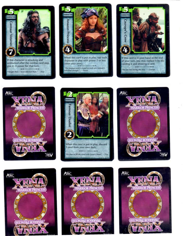 XENA - CCG ARC SYSTEM BATTLE CRY EXPANSION CARDS LOOSE LOT OF 13