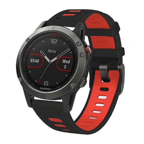 Silicone Watch Band Strap Quickfit For GARMIN Forerunner 935 945 955 Solar 965 - Picture 115 of 198