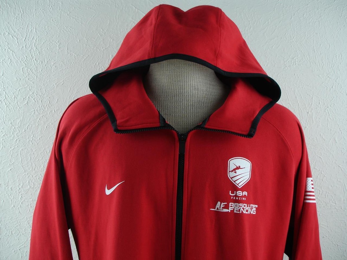 Men's XXL Nike Showtime Hoodie Jacket Red AF Absolute Men's XXL Nike Showtime Hoodie Jacket Red AF Absolute