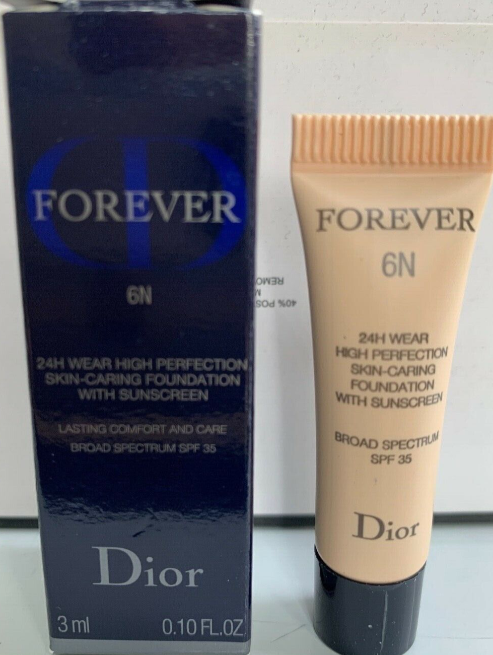 Dior Forever Foundation with SPF 6N Neutral 3mL Travel Mini Authentic-image