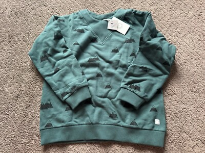 Sproet & Sprout Boys Forest Green Sweatshirt Size 10Y