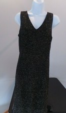 CALVIN KLEIN, WOMEN'S, DRESS, BLACK GLITTER, SIZE 8, HIGH QUALITY, BRAND NEW WIT