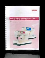 PFAFF Expression 2038 2048 Instructions User Guide Manual COLOR COPY