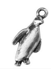 40pcs Tibetan silver penguin charms For Jewelry Making