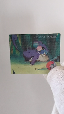 Pokemon Super Change Card Rattata Meiji 3D Lenticular Japan