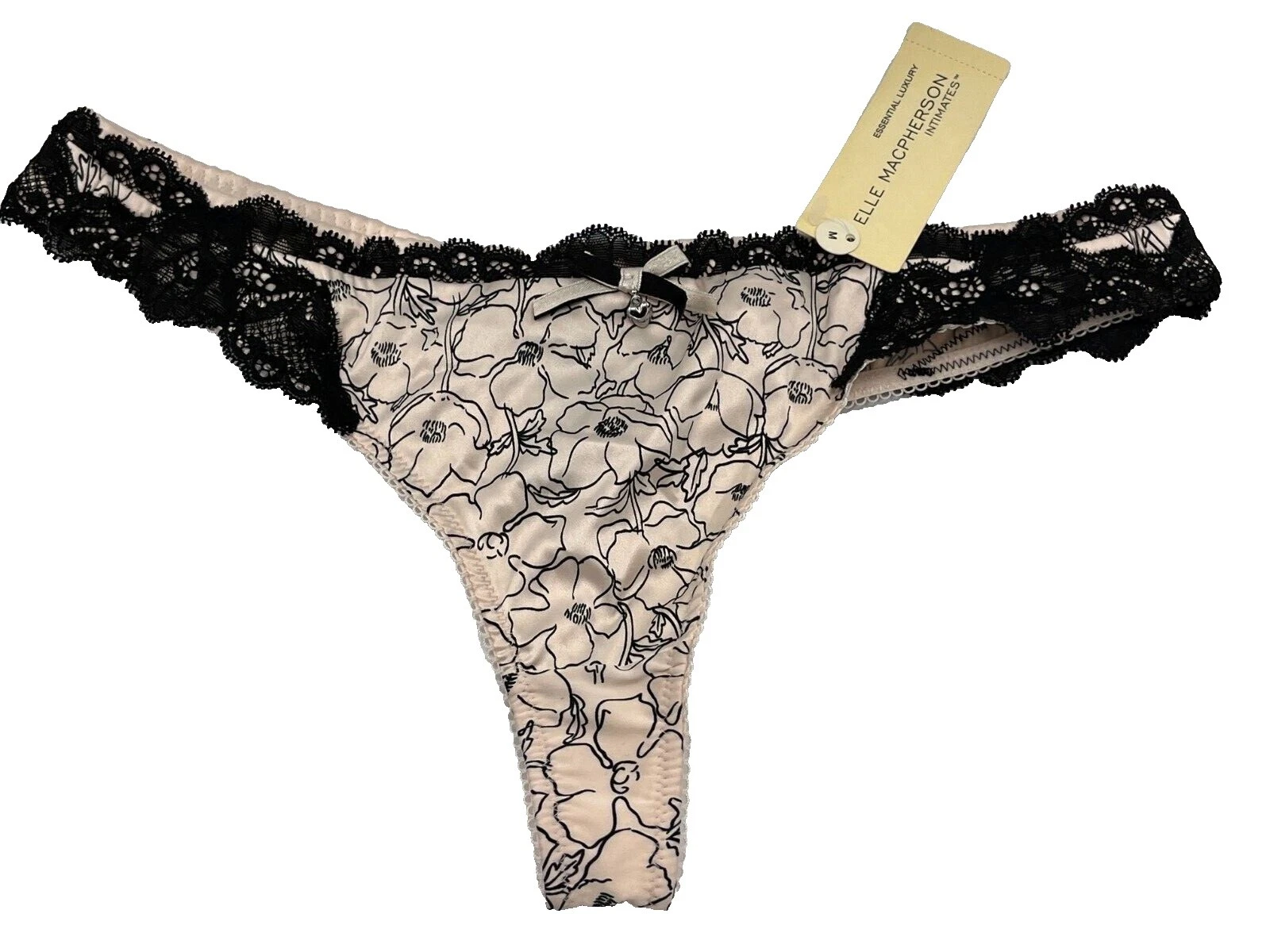 Elle MacPherson Intimates Polyester Black Intimates & Sleep for Women