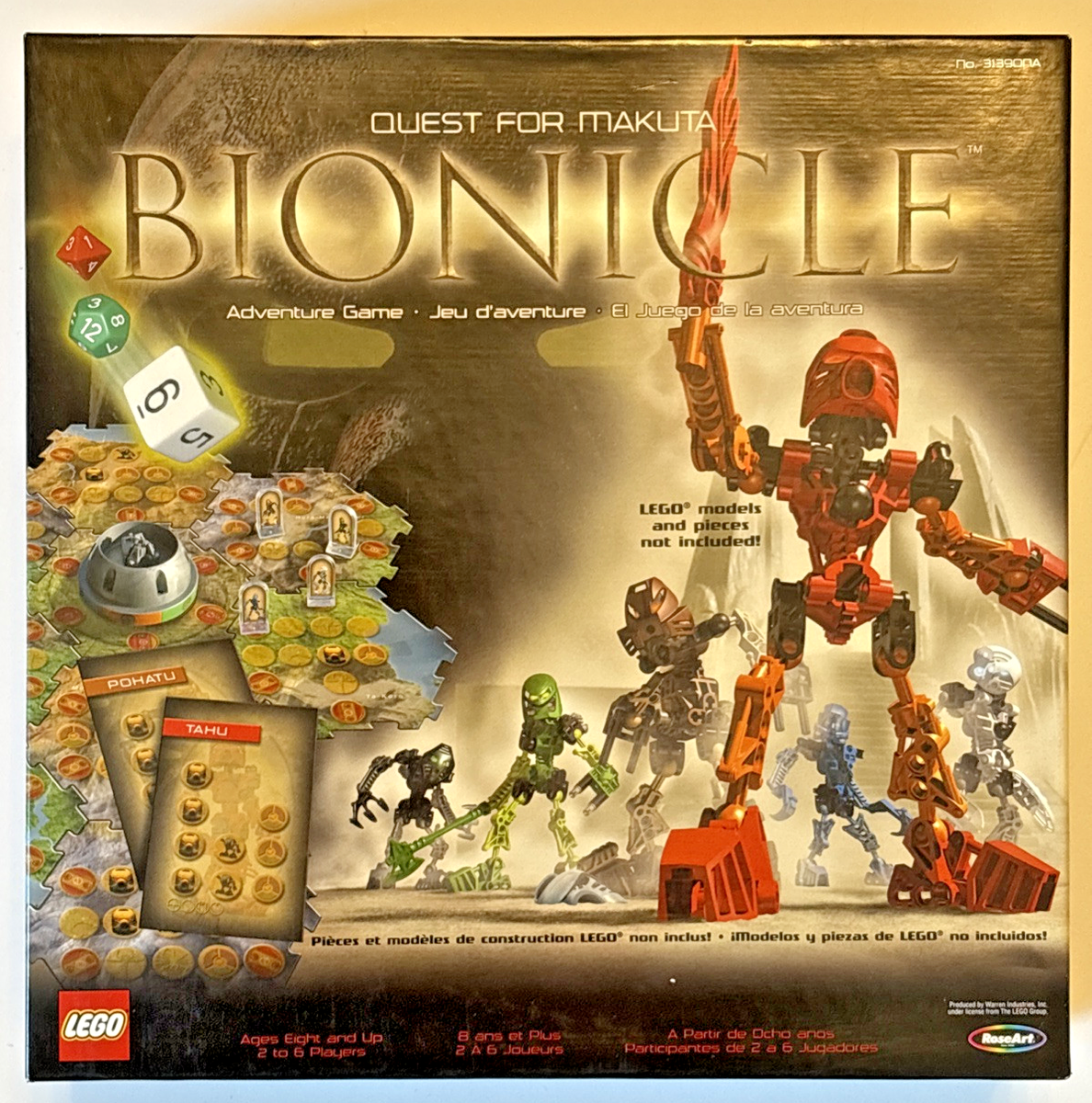 Makuta Board Game Quest For Makuta Lego Bionicle Board Game Quest
