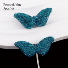 5pcs / Lot DIY Strass Ailes Perles pour Brillant Bijoux De Sac Clé Chaîne Décor