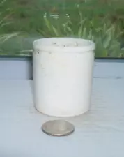 NICE VICTORIAN POTTERY CONDIMENT CROCK