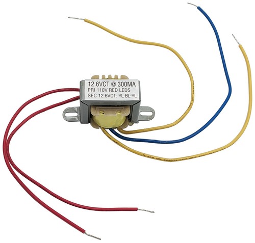 12.6 VCT, 0.3A Power Transformer with Wire Leads and Foot Mount - Picture 2 of 2