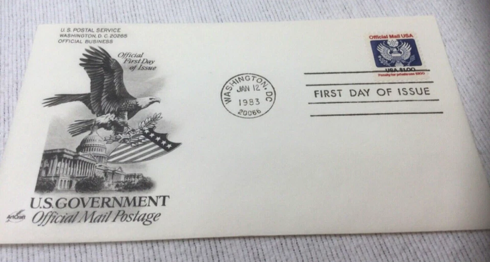 U.S. Official Mail Stamps On First Day Issue Covers #0132 & #0133 High Dollar - Image 2 of 4