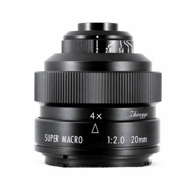 Zhongyi Mitakon 20mm f/2 4.5X Super Macro Full Frame Lens for