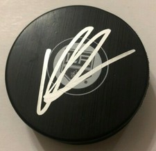 KYLE CLIFFORD SIGNED LOS ANGELES KINGS HOCKEY PUCK W/ CASE COA