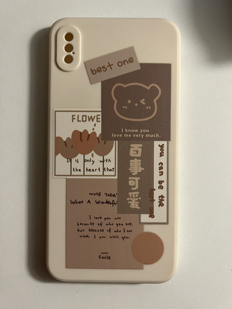 SHEIN Cute Brown Tan Bear Letter Graphic iPhone Xs Max Case | eBay SHEIN Cute Brown Tan Bear Letter Graphic iPhone Xs Max Case | eBay