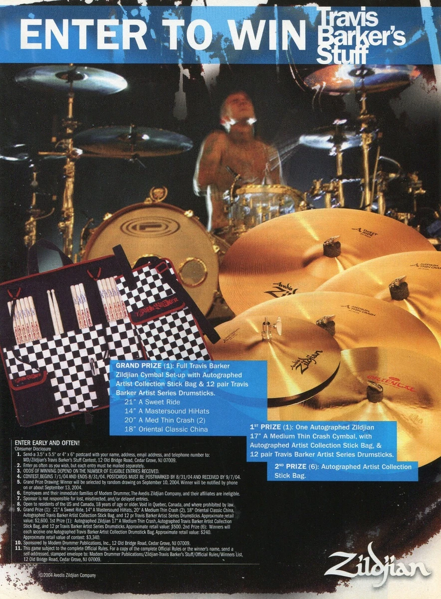 Travis barker cymbal sales pack