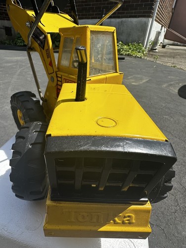 1983 Mighty Tonka Front End Loader Tractor Turbo Diesel Shovel Plow Toy - Picture 8 of 16