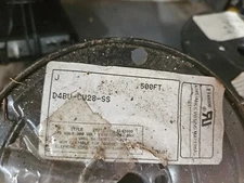 LYNN ELECTRONICS Flat Silver Satin telephone line cord, 28 AWG, D4BU-CU28-SS