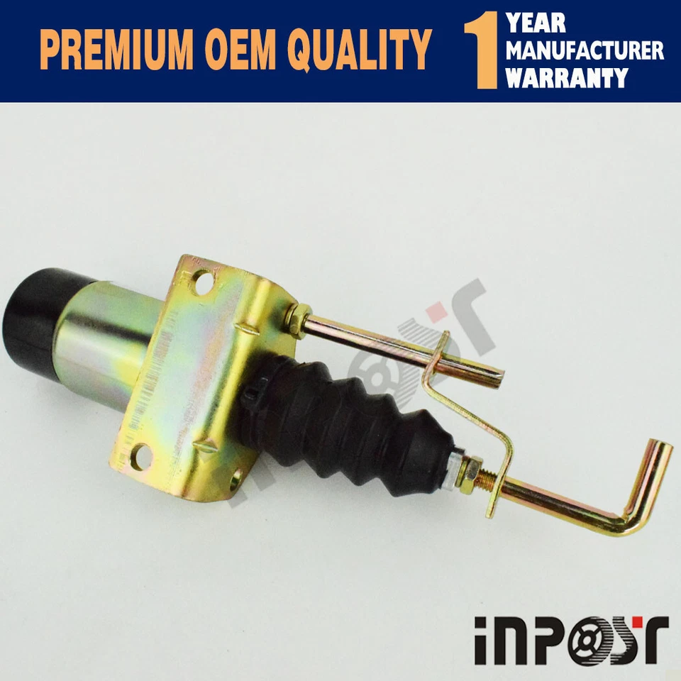 INPOST New 366-07198 24V Fuel Shut  Down Stop Solenoid For Lister Petter - Image 3 of 4