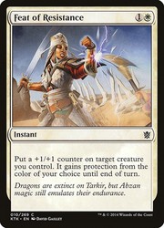Feat of Resistance 010/269 Khans of Tarkir