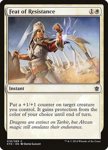 Feat of Resistance 010/269 Khans of Tarkir