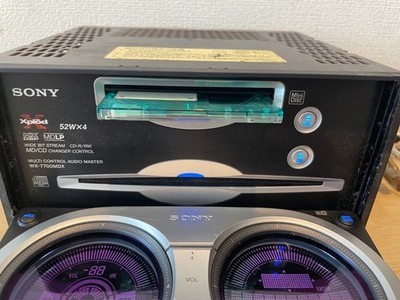 SONY WX-7700MDX CD MD Player with AUX CD MD Playback Operation