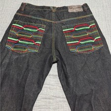 Vintage Y2K Style Jeans 36x32 U.T. Sports Collection Hip Hop Baggy Skater Grunge