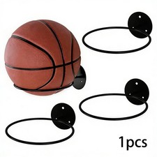Wall Mount Basketball Holder Storage Rack Accessories Space Saving Hanging
