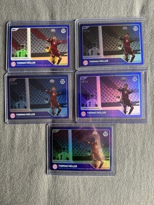 Topps Now UCL 30 Seasons Thomas Müller Rainbow /99 /49 /25 /5 PSA BGS