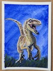 ACEO Original Artwork Acrylic Painting signed by Artist Ben Greenlees art — photo 1