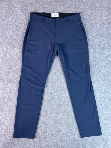 Reigning Champ Pants Mens 34 Blue Coach Performance Golf Travel Zip Pocket - 第 1/13 張圖片