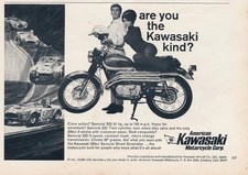 Magazine Ad - 1967 - Kawasaki Motorcycles