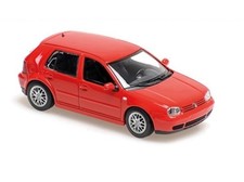 Minichamps Maxichamps 940056061 VOLKSWAGEN VW GOLF IV - 1999 Red 1/43 New Boxed