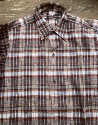 Ancienne CHEMISE de Grand Père Vauzou Neuve - 100% coton flanelle. T 38 - Photo 1/4