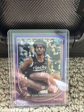 2025 Bowman Chrome- Scoot Henderson Purple /250