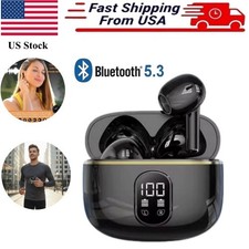 TWS Bluetooth 5.3 Earphones 160H Play LED Screen IPX5 Waterproof for Android iOS
