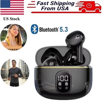 TWS Bluetooth 5.3 Earphones 160H Play LED Screen IPX5 Waterproof for Android iOS