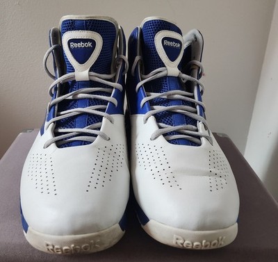 Reebok Men's ZigTech Zig Slash Basketball Shoes Blue & White, Size 13