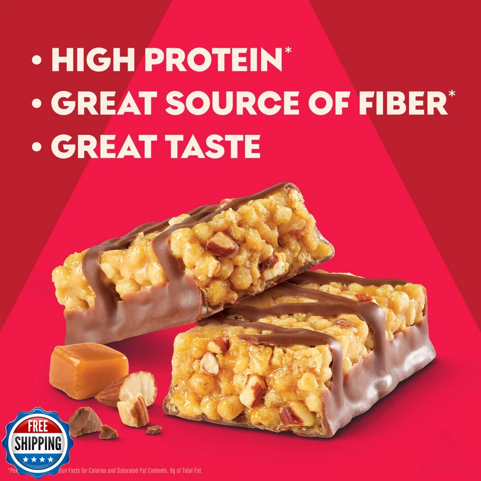 Barra alta en proteínas Atkins chocolate almendra caramelo, ceto-friendly, sin gluten  Foto 3 de 4