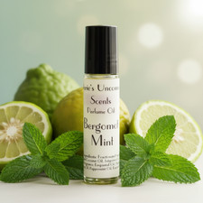 Bergamot Mint scented 10ml Roll on Bottle PERFUME BODY OIL FRAGRANCE