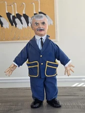 Vintage Captain Kangaroo 21-inch Tall Doll by Baby Barry Toys - No Hat