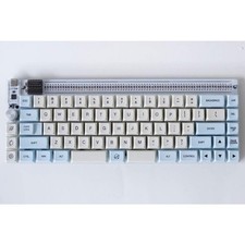 USB Nibble 65 72 Key Programmable QMK Mechanical Keyboard Kit White 