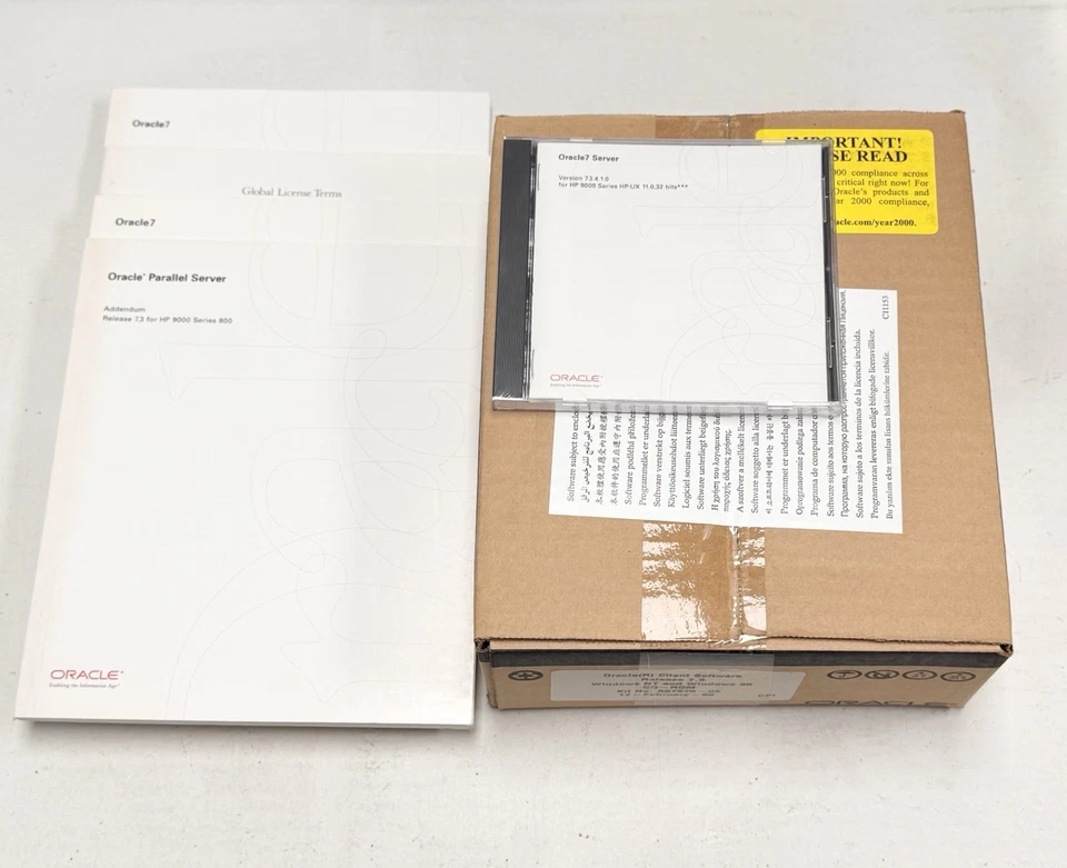 Vintage Oracle Client Software Release 7.3 Windows NT, Windows 95 CD-ROM KIT - Image 2 of 3