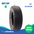 Set of (4) Used 265/70R17 Rocky Mountain All Terrain 115T - 10-12/32 (18MIU)