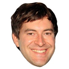 Mark Duplass Big Head. Larger than life mask.